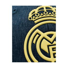 Real Madrid cf Official cap – Heather Navy Performance cap With Gold Crest – Size u (Rm3go20)