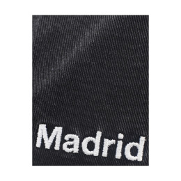 Real Madrid cf Official cap – Washed Black Cotton cap – Size u (Rm3go26)