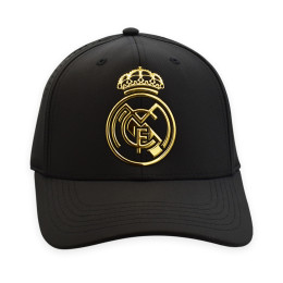 Real Madrid cf Official cap – Black Performance cap With Gold Crest – Size u (Rm3go41)