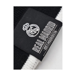 Real Madrid cf Official Beanie – Black Knit With Crest Patch – Size u (Rm5go2)
