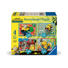 Ravensburger Puzzle: Minions 3 - 4 σε 1 (12004348)