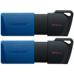 Kingston Datatraveler Exodia m duo 64gb usb 3.2 Stick Black (Dtxm/64gb-2p) (Kindtxm/64gb-2p)