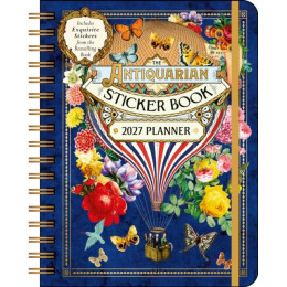 The Antiquarian Sticker Book 2027 Monthly/weekly Planner Calendar