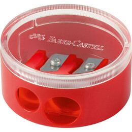 Ξύστρα Faber Castell Πλαστική Διπλή