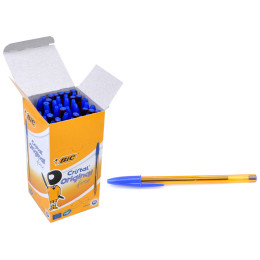 Στυλό Bic Διαρκειας Cristal Fine 0,8mm Μπλε 50τμχ 216872730