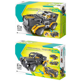 Συναρμολογούμενο R/C 4CH 2 in 1 SUV Car & Pick Up Truck 509pcs Q8001