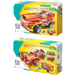 Συναρμολογούμενο R/C 4CH 2 in 1 SUV Car & Roadster 472pcs Q8002