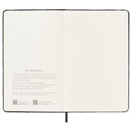 Moleskine Ruled Notebook Hard Cover Large Limited Edition Velvet Notebook Black