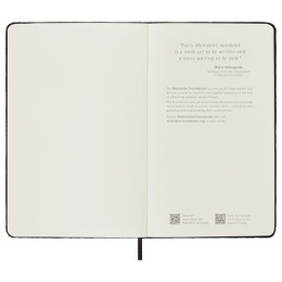 Moleskine Ruled Notebook Hard Cover Large Limited Edition Velvet Notebook Black