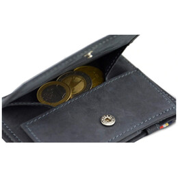 Garzini Essenziale Magic Coin Wallet Carbon Black