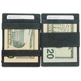 Garzini Essenziale Magic Coin Wallet Carbon Black