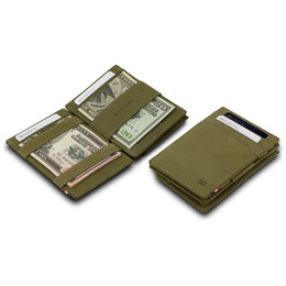 Garzini Essenziale Magic Coin Wallet Olive Green