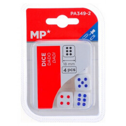 Ζάρια MP 18mm 4τμχ PA349-2
