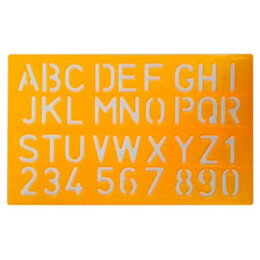 Στένσιλ Γραμμάτων MP 30cm PL030