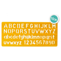 Στένσιλ Γραμμάτων MP 15cm PL032