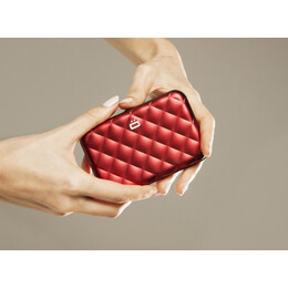 Ogon Πορτοφόλι & Θήκη Καρτών / Quilted Button Κόκκινο