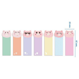 Σελιδοδείκτες Αυτοκόλλητοι Γουρουνάκια MP 67x23mm PN149-23