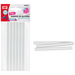 MP Μπάρες Σιλικόνης PP041 Για Θερμοπίστολο 11mm x 20cm 6τμχ PP041