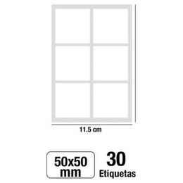 Αυτοκόλλητες Ετικέτες MP 50x50mm 30 Ετικέτες PN151-32