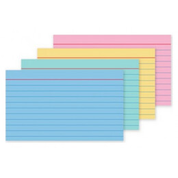 Καρτέλες Ριγέ Χρωματιστές MP 50τμχ 100x150mm PN167-02