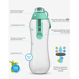 Μπουκάλι Με Φίλτρο Dafi Μέντα 500ml