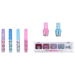 Σετ Μακιγιάζ Με Γκλίτερ Χρώματα Γοργόνα Create it! 84141