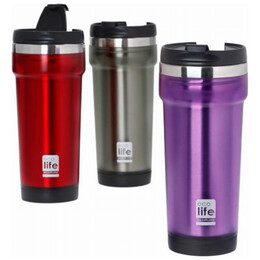 Ecolife Coffee Thermos 420ml Πράσινο 33-BO-4007