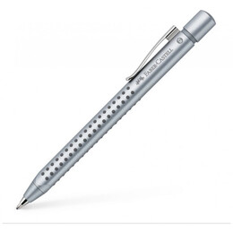 Στυλό Faber Castell "Grip" 0.7mm Ασημί 144111
