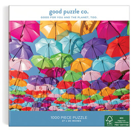Παζλ Good Puzzle Company 1000 Κομματιών "Rainbow Umbrellas" GPC1590