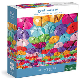 Παζλ Good Puzzle Company 1000 Κομματιών "Rainbow Umbrellas" GPC1590