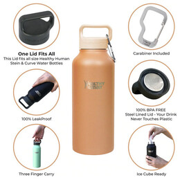 Healthy Human Ανοξείδωτο Stein Bottle 621ml Mocha HH-SOB62