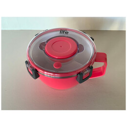 Ecolife Φαγητοδοχείο thermos 850ml | Με χώρισμα Κόκκινο/Ροζ