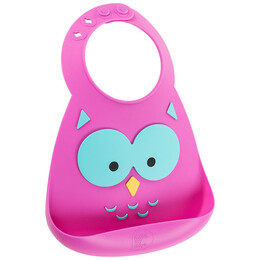 Σαλιάρα Σιλικόνης MakeMyDay Owl 70110