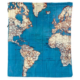 Kikkerland Σετ Τσάντες Ταξιδιού Χάρτης LB10