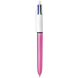 Στυλό Bic 4 Colours Ballpoint Shine Pink 1mm 951352