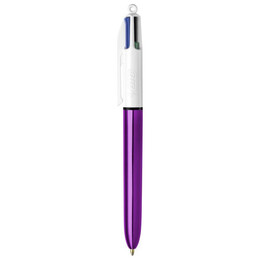 Στυλό Bic 4 Colours Ballpoint Shine Purple 1mm 310407