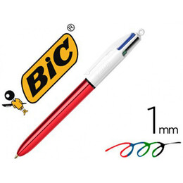 Στυλό Bic 4 Colours Ballpoint Shine Red 1mm 964773