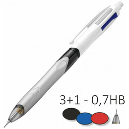 Στυλό Διαρκείας Bic 3 Xρωμάτων + Μηχανικό Μολύβι 942104