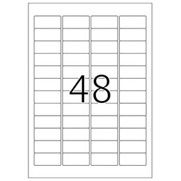 Ετικέτες Ασφαλείας Herma 45.7x21.2mm 25 Φύλλα 1200 Ετικέτες No 4232