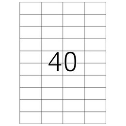 Ετικέτες Διαφανείς Herma 52x29.7mm 25 Φύλλα 1000 Ετικέτες No 4684