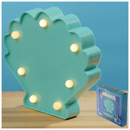 Φωτιστικό Led Puckator - Enchanted Seas White Clam Shell LED60