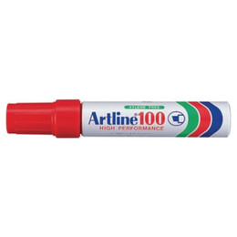 Ανεξίτηλος Μαρκαδόρος Artline 100 - Κόκκινο