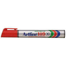 Ανεξίτηλος Μαρκαδόρος Artline 109 - Κόκκινο