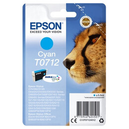 Μελάνι Inkjet Epson T0712 Cyan (C13T071240)