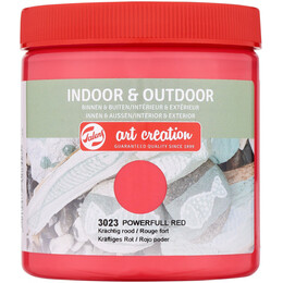 Χρώμα Indoor & Outdoor Art Creation Royal Talens 250ml Powerfull Red 3023