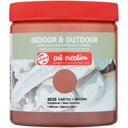 Χρώμα Indoor & Outdoor Art Creation Royal Talens 250ml Earthly Brown 4026