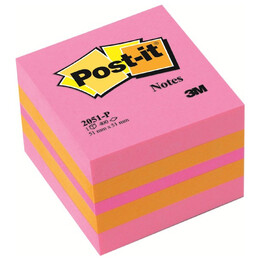 Αυτοκόλλητα Χαρτάκια Σημειώσεων Post-it 3M 51x51 400φ 2051P