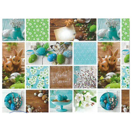 Χαρτόνι Happy Easter Blue 50x68 300gr