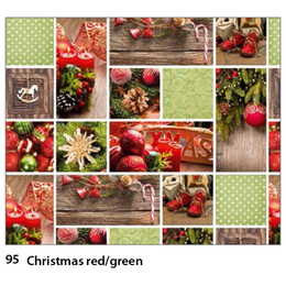 Χαρτόνι X-Mas Red - Green 50x68 300gr