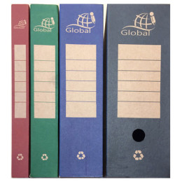 Ντοσιέ Αρχείου Οικολογικό Global με Λάστιχο Κόκκινο 8cm ( GL1008-03)